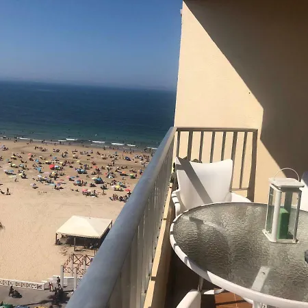 La Mar De Cerca. Terraza Vistas Mar. 1ª Linea Playa Daire *